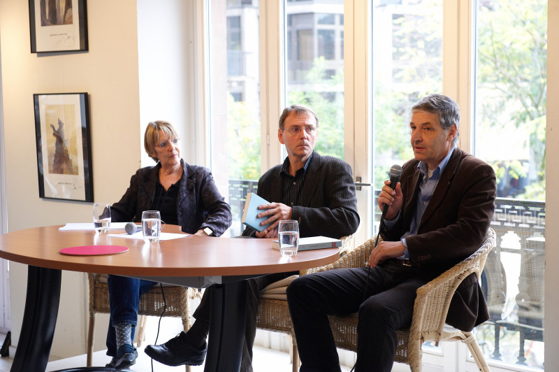 Laurence Helleu, Pierre Michel et Philippe Albera © Philippe Stirnweiss