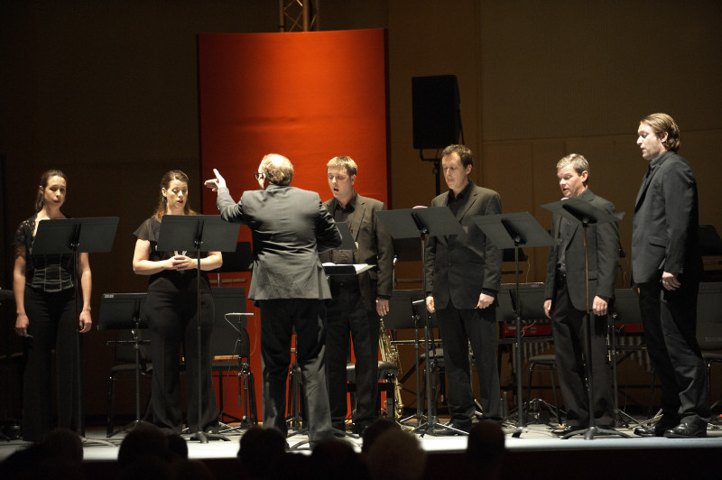 L'ensemble vocal Exaudi © Philippe Stirnweiss