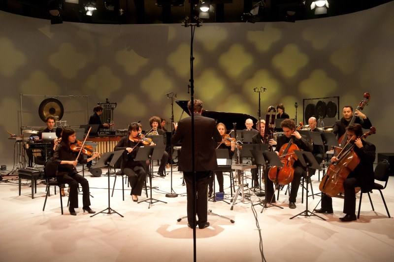 Jean-Philippe Wurtz dirige l'ensemble Linea © Philippe Stirnweiss