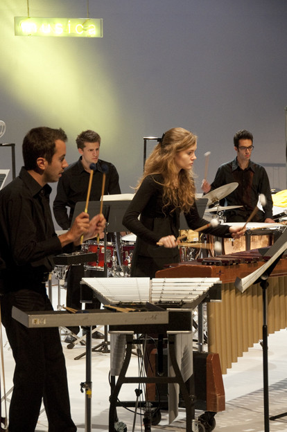 L'ensemble de percussions du CNSMDP © Camille Roux