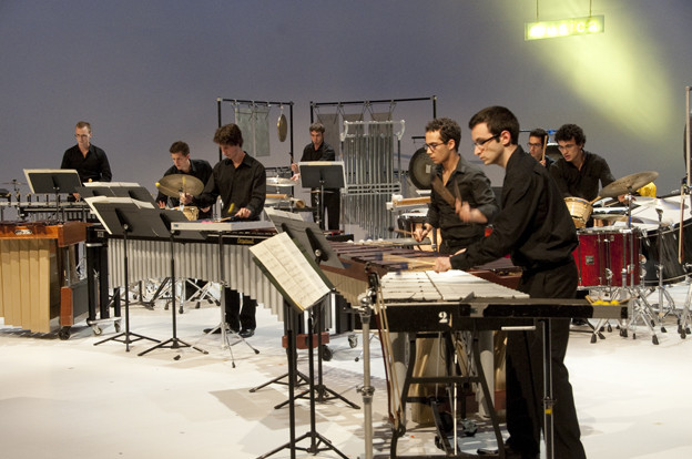 L'ensemble de percussions du CNSMDP © Camille Roux