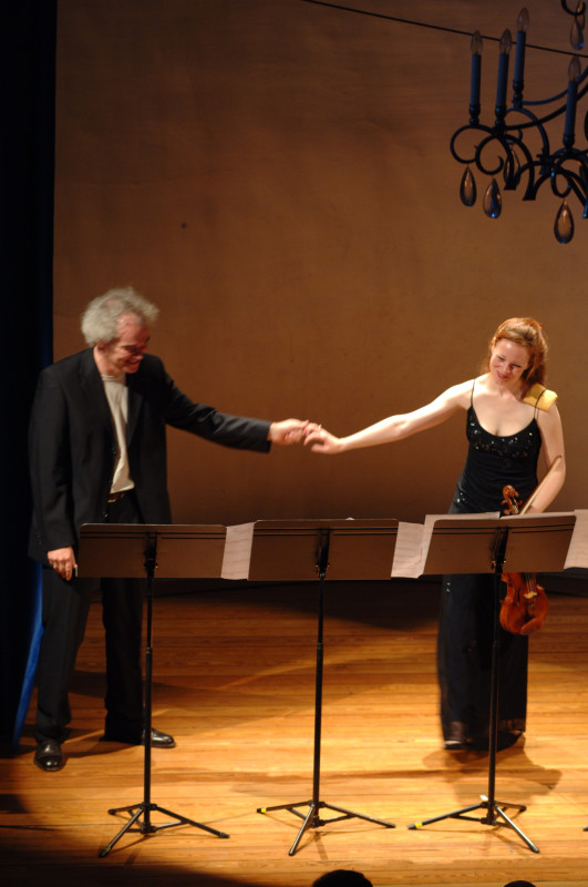 Michael Jarrell et Carolin Widmann © Christian Creutz