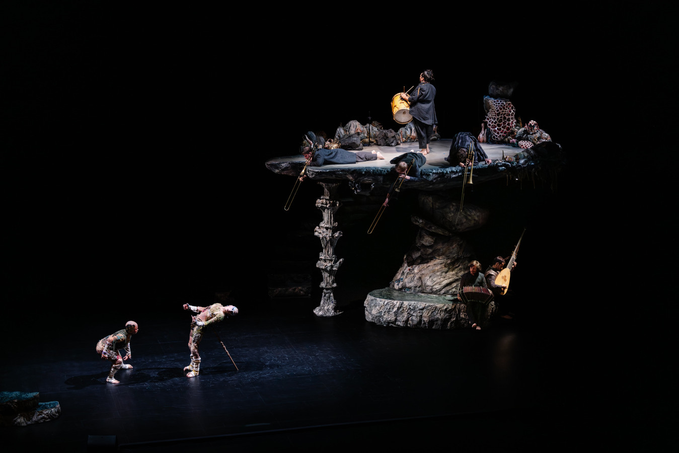 Último helecho (Nina Laisné, François Chaignaud, Nadia Larcher), Festival Musica Strasbourg, 2025 © Thaïs Breton