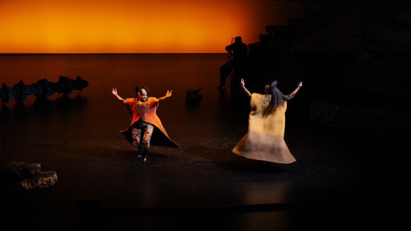 Último helecho (Nina Laisné, François Chaignaud, Nadia Larcher), Festival Musica Strasbourg, 2025 © Thaïs Breton