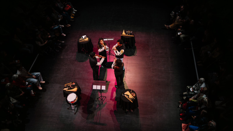 Contra la extinción (Orquesta Experimental de Instrumentos Nativos), Festival Musica Strasbourg, 2025 © Thaïs Breton