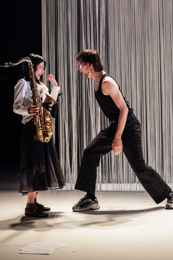 The Democracy Project (Maëlle Dequiedt, La Phenomena, Francisco Alvarado, Simon Hatab), Festival Musica Strasbourg, 2025 © Thaïs Breton