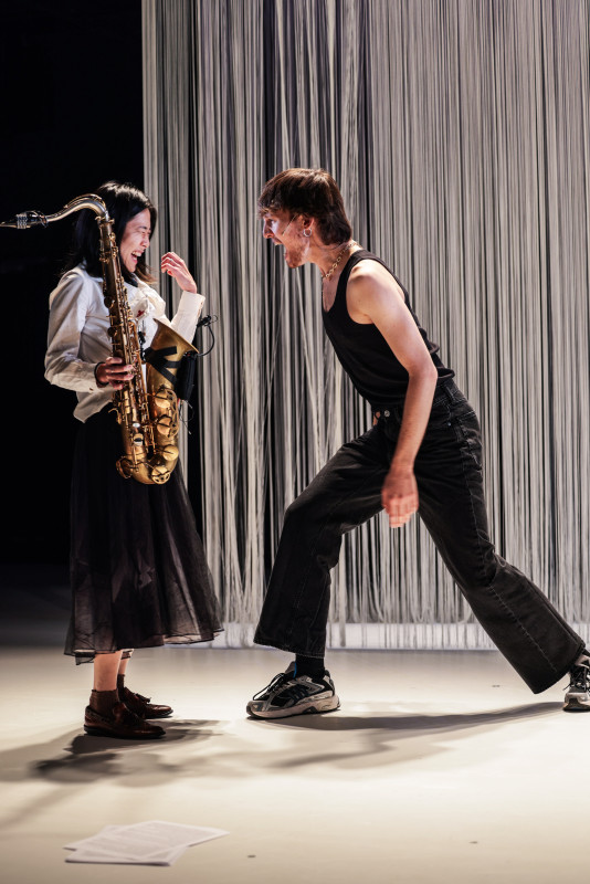 The Democracy Project (Maëlle Dequiedt, La Phenomena, Francisco Alvarado, Simon Hatab), Festival Musica Strasbourg, 2025 © Thaïs Breton