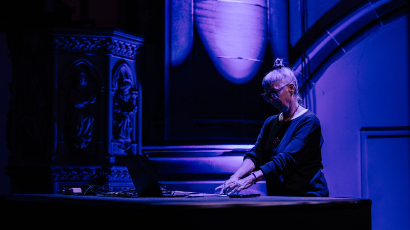 Carte blanche MUTEK, France Jobin, Festival Musica Strasbourg, 2025 © Thaïs Breton