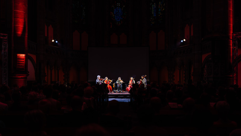 Elja (Kronos Quartet, Benedicte Maurseth, Kristine Tjøgersen), Festival Musica Strasbourg, 2025 © Thaïs Breton