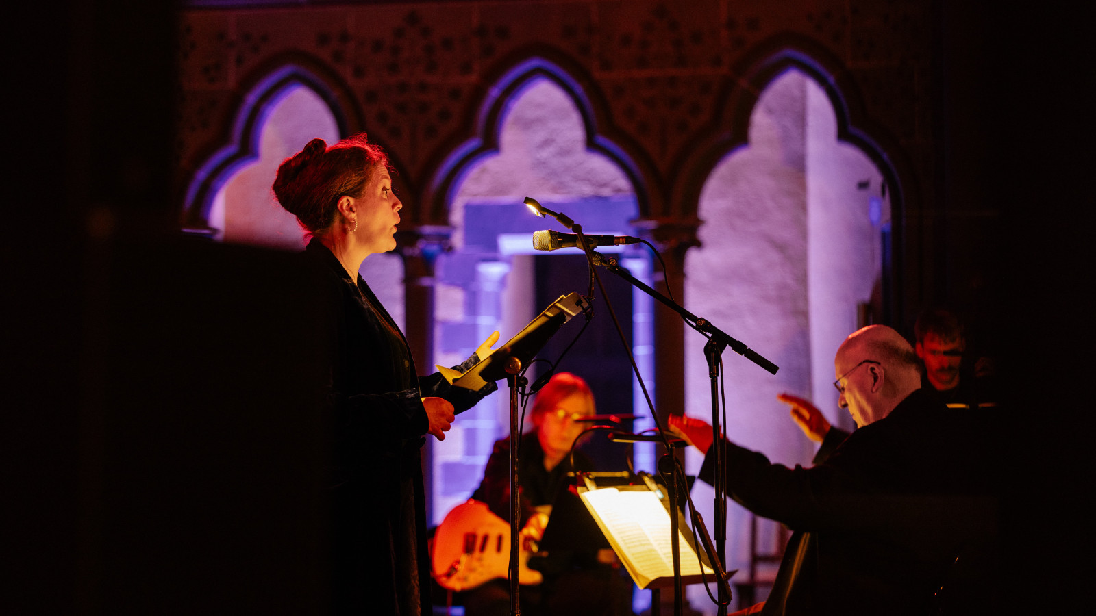Gavin Bryars + Claire M Singer, Festival Musica Strasbourg, 2025 © Thaïs Breton