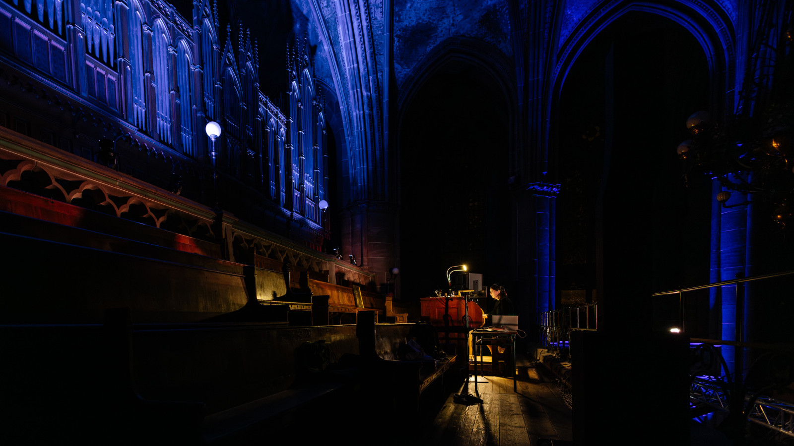 Gavin Bryars + Claire M Singer, Festival Musica Strasbourg, 2025 © Thaïs Breton