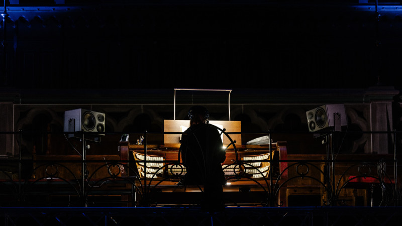 Gavin Bryars + Claire M Singer, Festival Musica Strasbourg, 2025 © Thaïs Breton