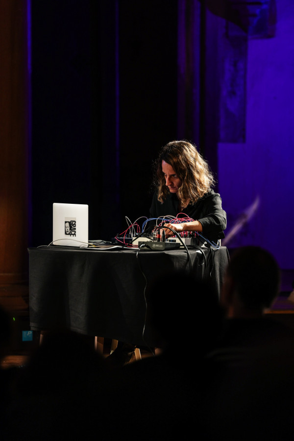 Songs of erosion (Clara Levy, Victor Guaita, Clara de Asís), Festival Musica Strasbourg, 2025 © Thaïs Breton
