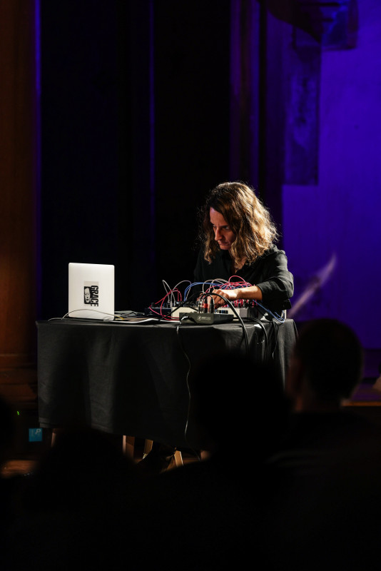 Songs of erosion (Clara Levy, Victor Guaita, Clara de Asís), Festival Musica Strasbourg, 2025 © Thaïs Breton