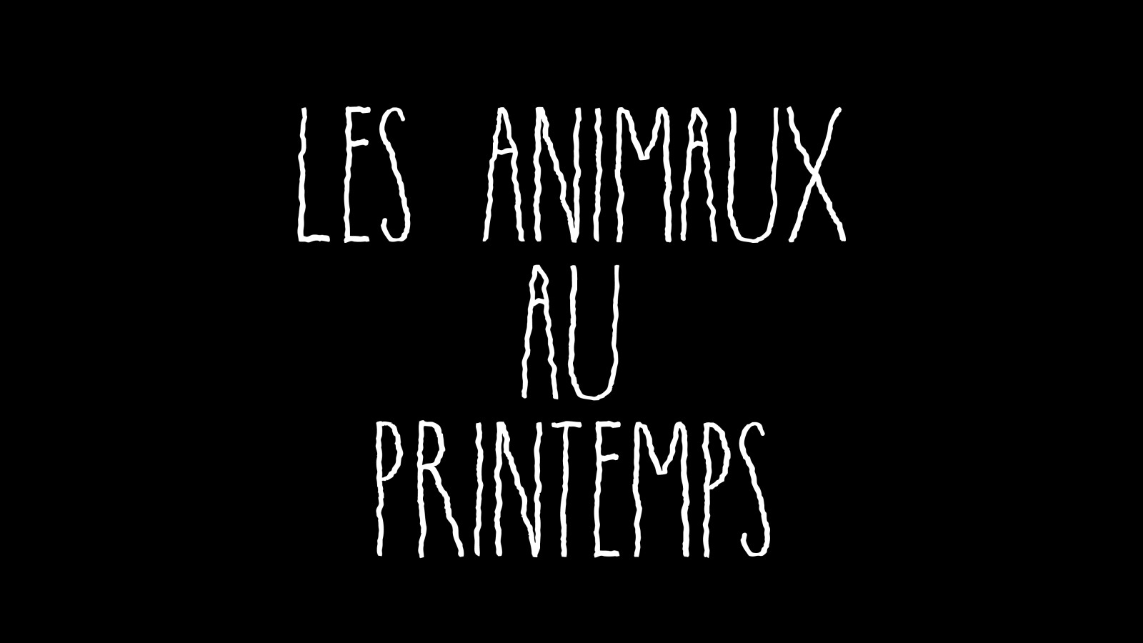 Les Animaux au Printemps