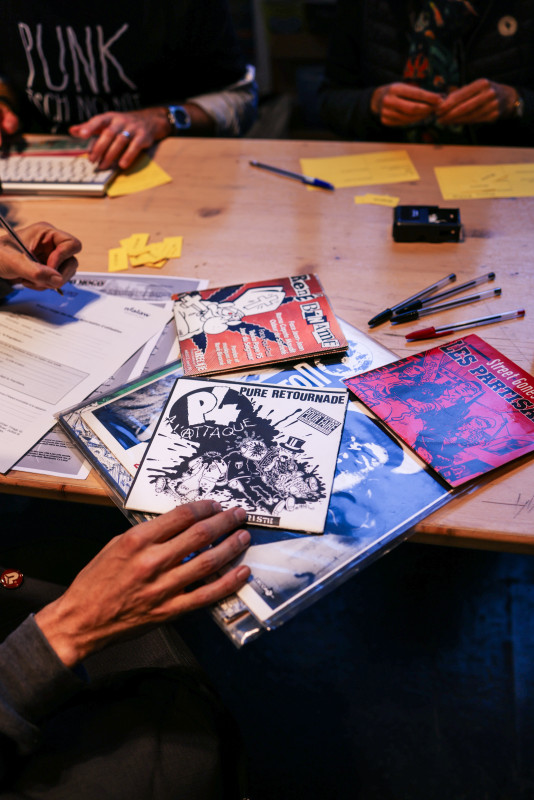 Archives immédiates du Punk © Thaïs Breton