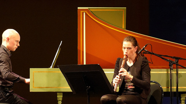 Susanne Fröhlich, flûte Paetzold / Petteri Pitko, clavecin